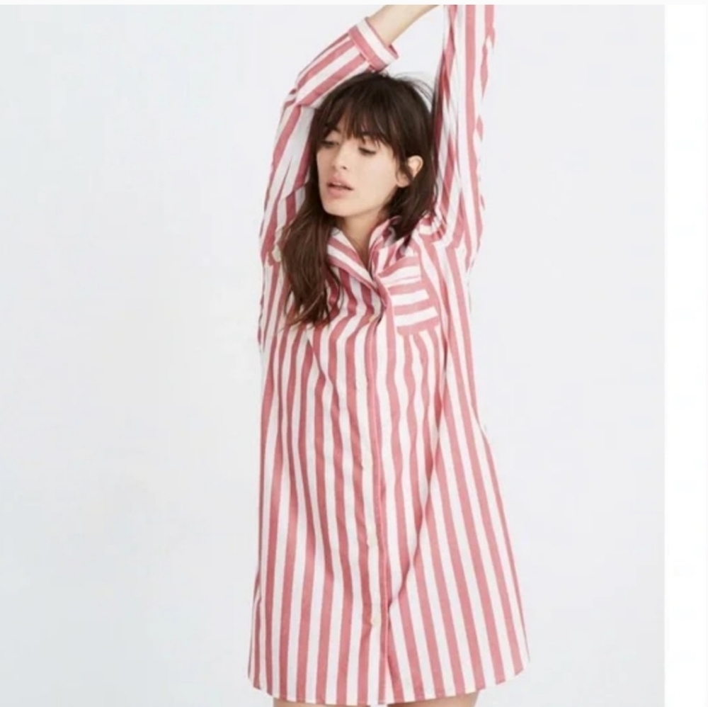 Madewell 100% Cotton Sleep Shirt Pajamas